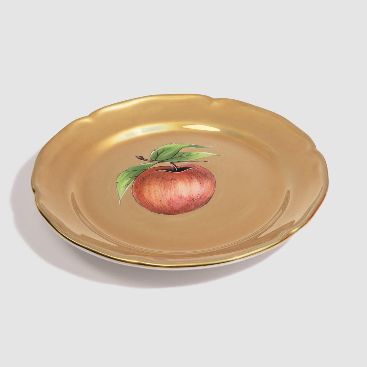 Fruits d'Or Salad/Dessert Plate, Set of 6 Z.d.G. by Zoë de Givenchy