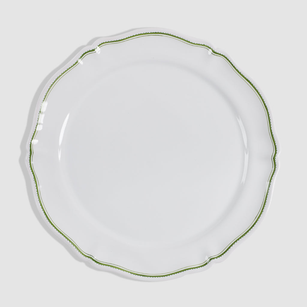 L'Horizon I Large Dinner/Charger Plate, Green