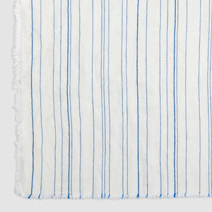 Open image in slideshow, Greta White and Cobalto Blue Tablecloth
