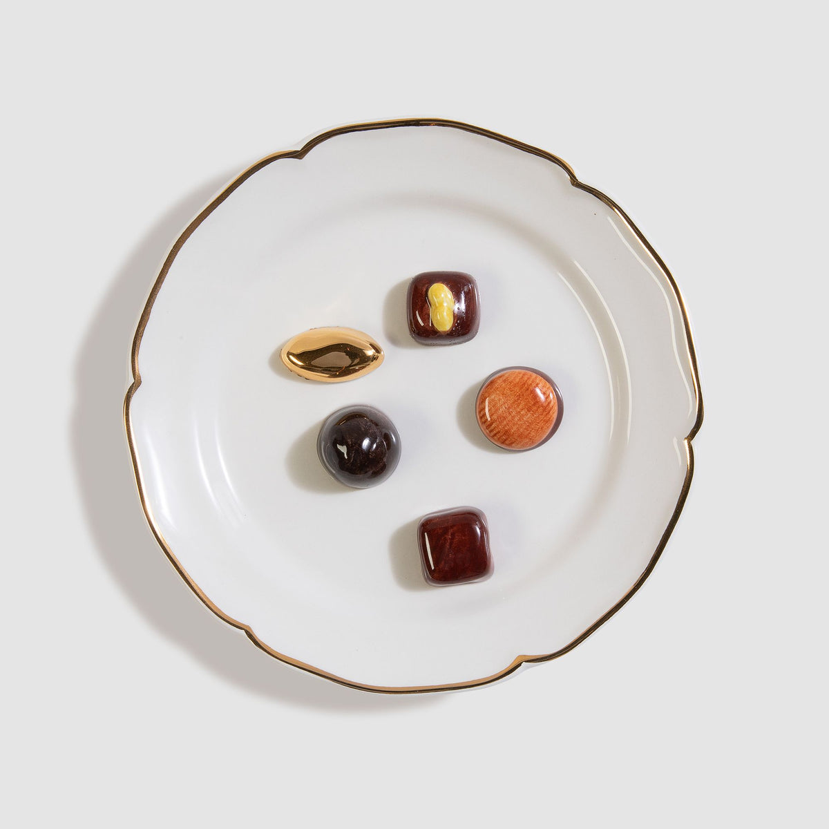 Le Petit Atelier de Paris　４枚セット TrompeL_oeilChocolatDecorative