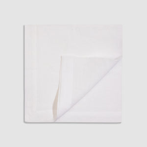 Large Soft Linen Table Napkin, Soft Ivory