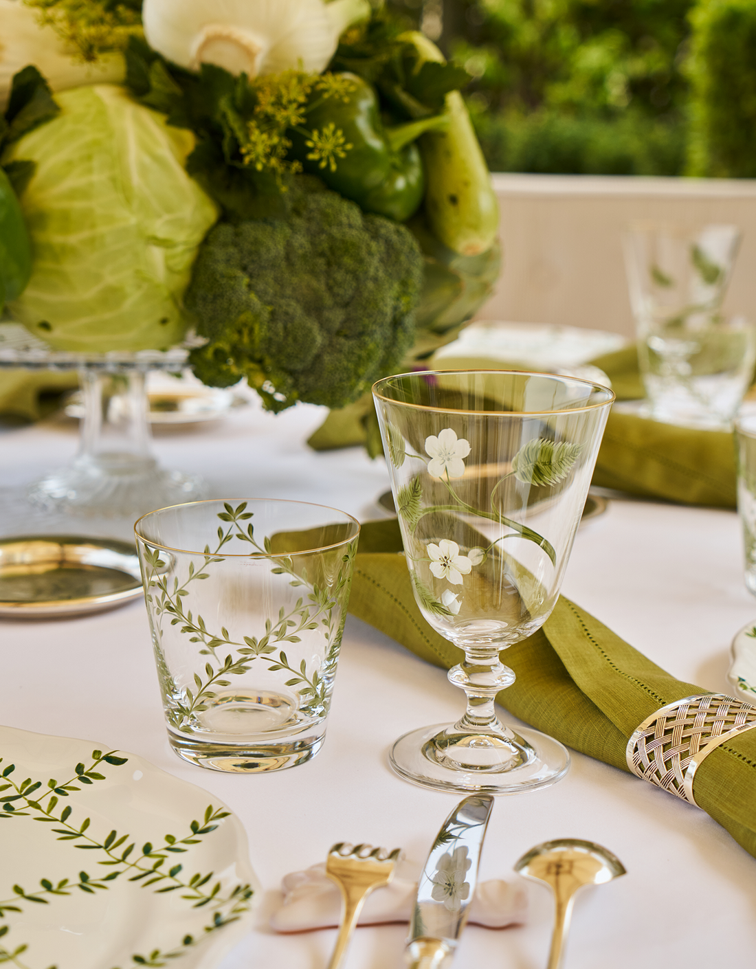 Le Potager du Roi Glassware