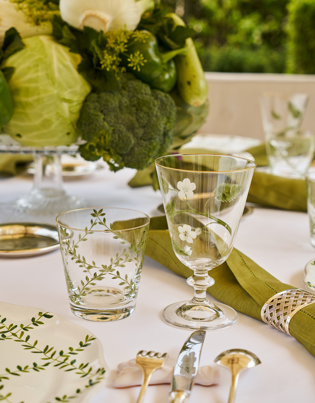 Le Potager du Roi Glassware
