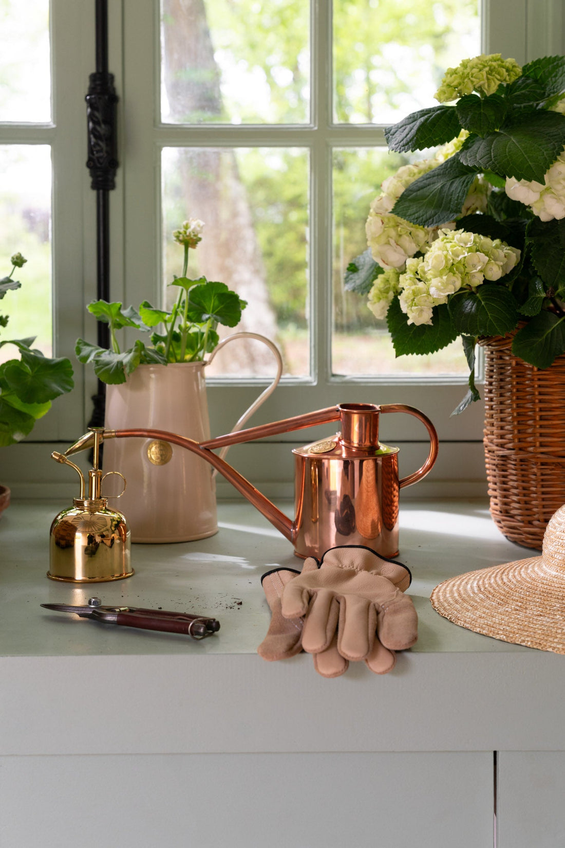 Le Potager du Roi Copper Watering Can & Brass Spritzer