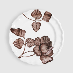 Camaïeu Grande Dinner Plate, Chocolat