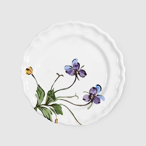 Picardie Grande Salad/Dessert Plate, Florale