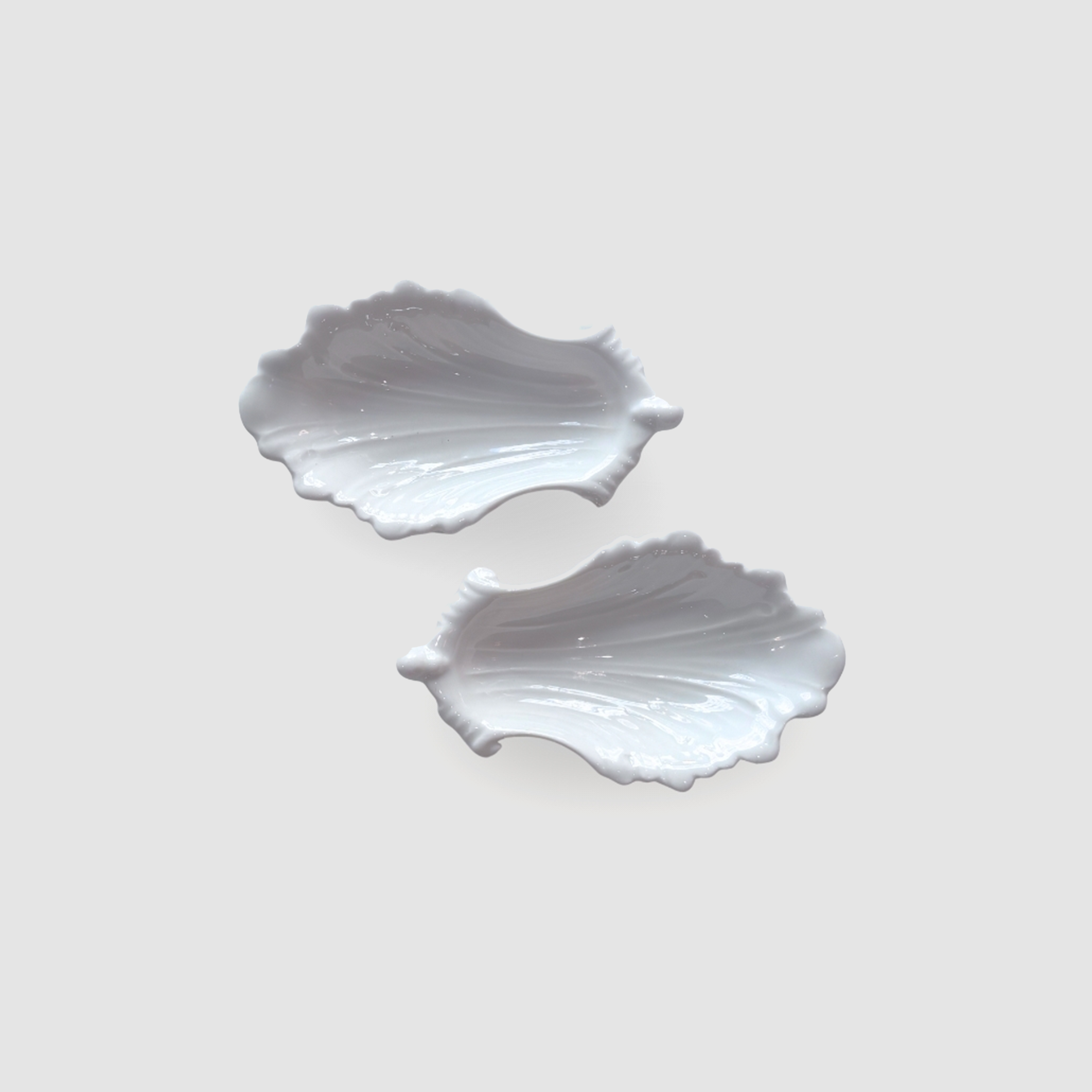 Pair of Porcelain Salt Cellars
