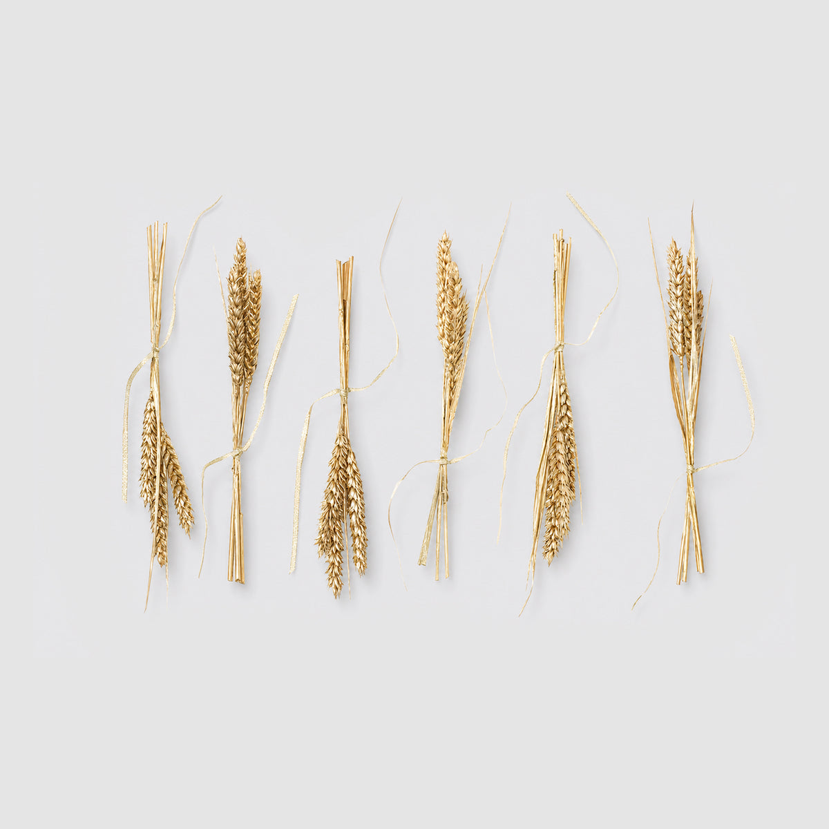 Golden Wheat Napkin Holder, Set of Six