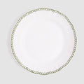 Bouclette Salad Plate, Green