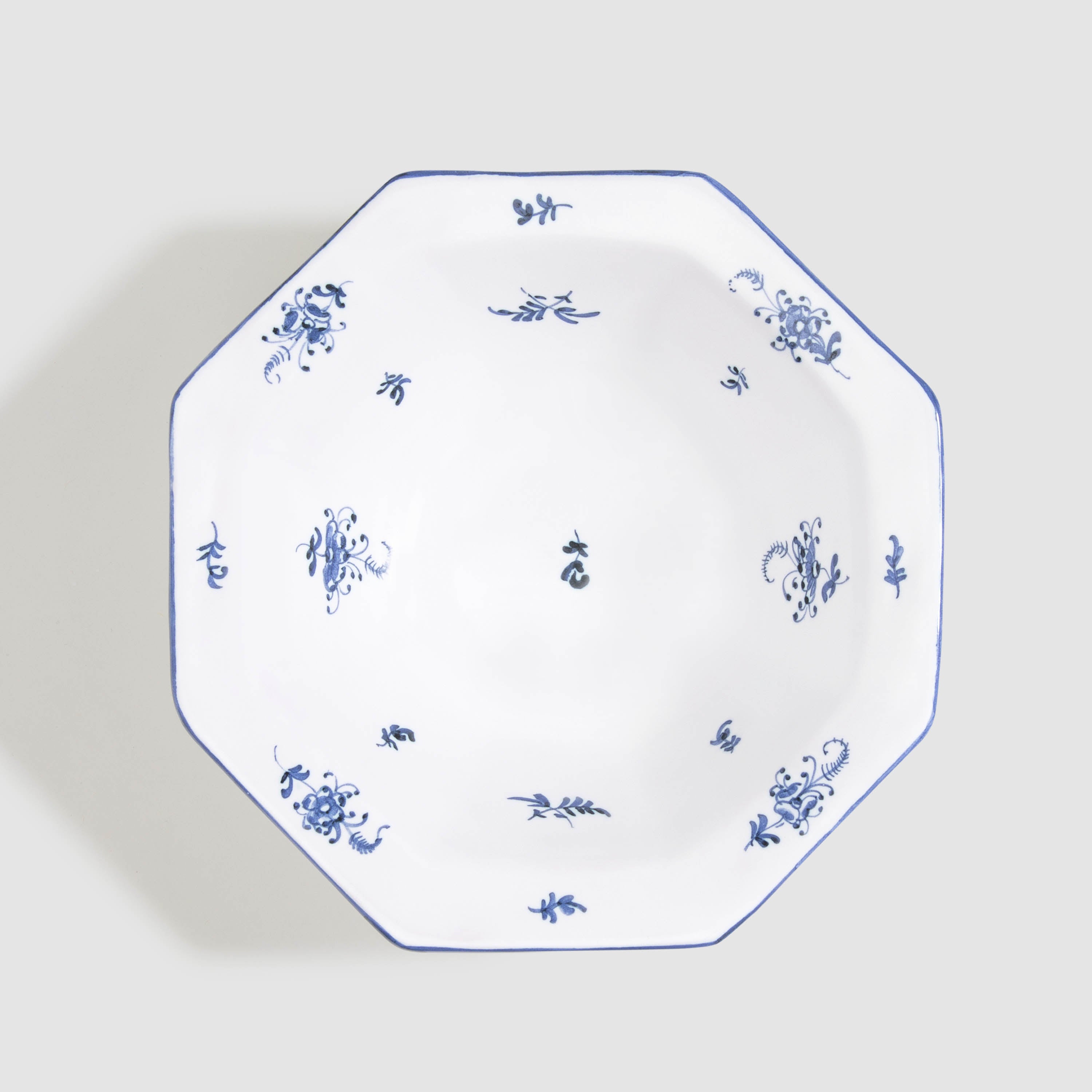 Brindille Medium Bowl, Bleu Moustiers