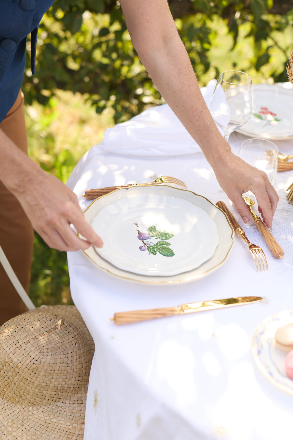 Le Potager du Roi Les Fruits Salad/Dessert Plate, Fig
