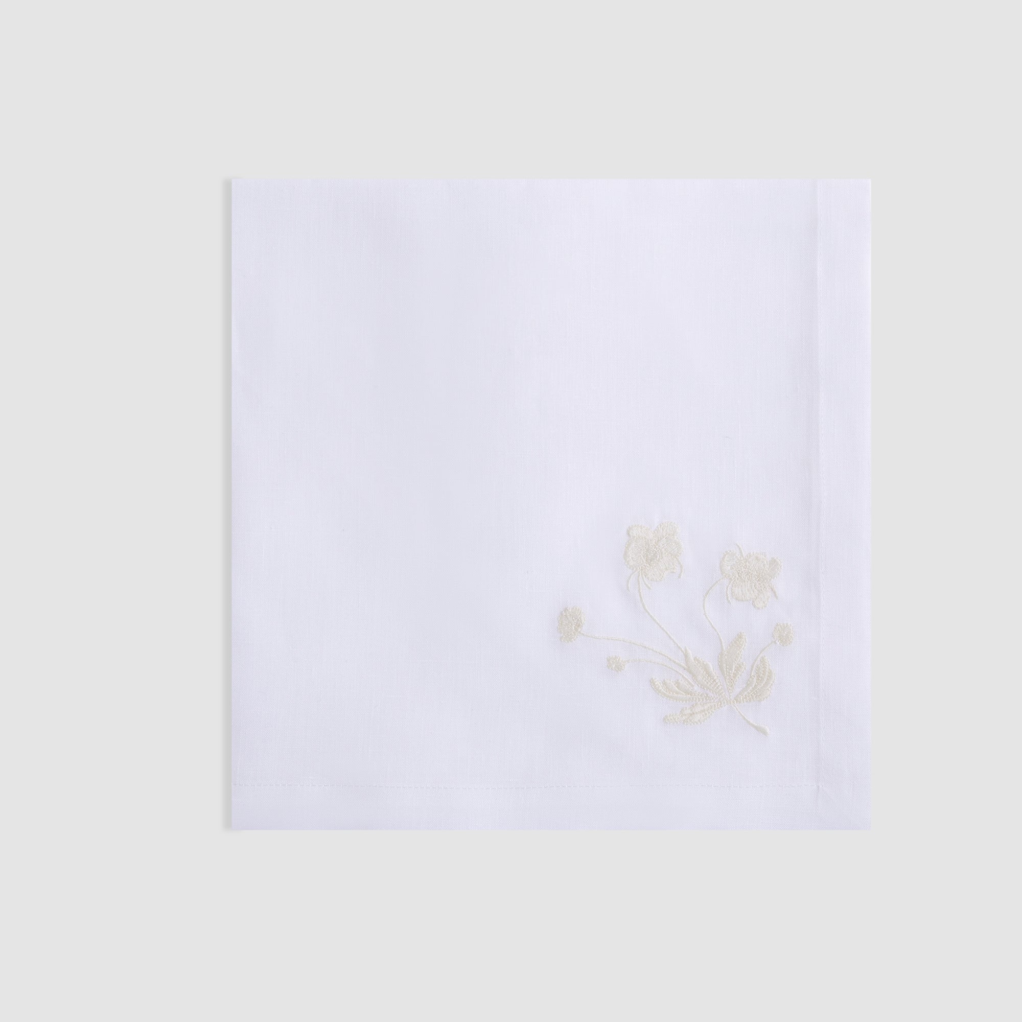 Camaieu Ivoire Embroidered Dinner Napkin