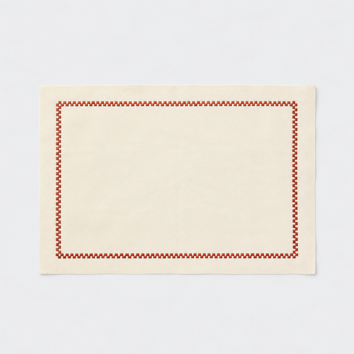 Ricamo Placemat, Red