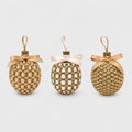 Ornamental Lavendar Balls, Set of Three