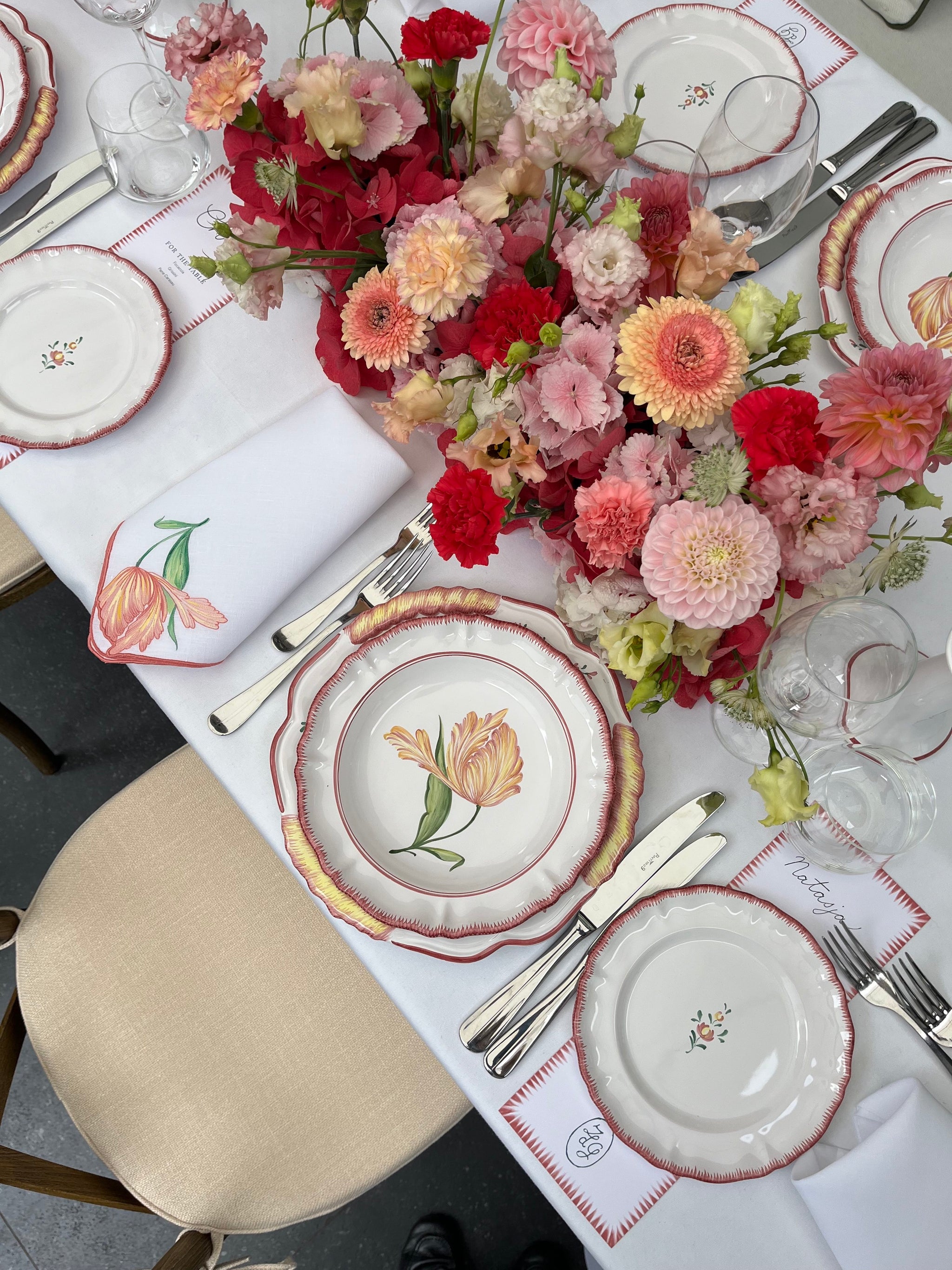 Le Perroquet Pasta/Soup Plate, Tangerine – Z.d.G. by Zoë de Givenchy