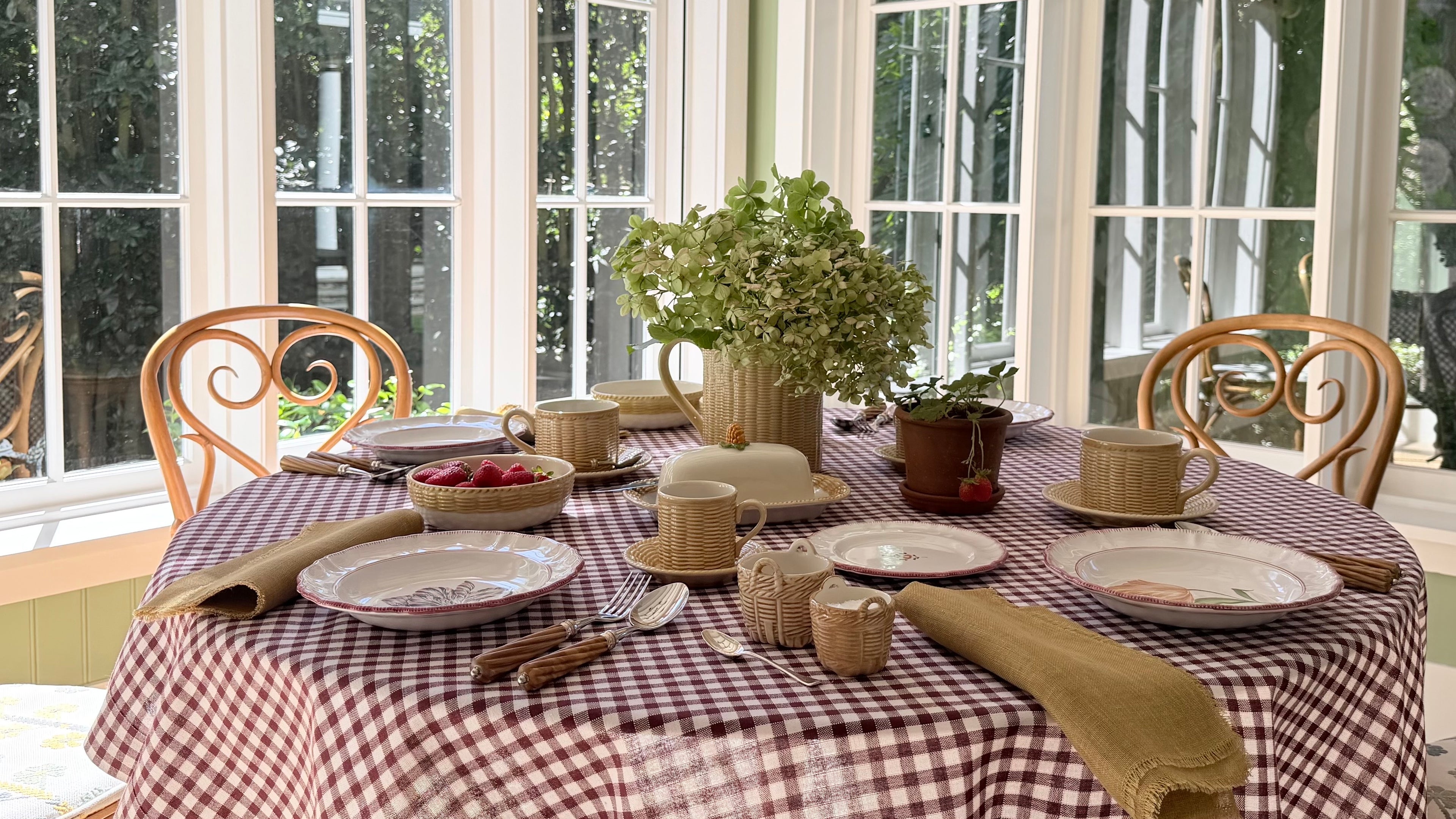 Le Perroquet Pasta/Soup Plate, Set of 4