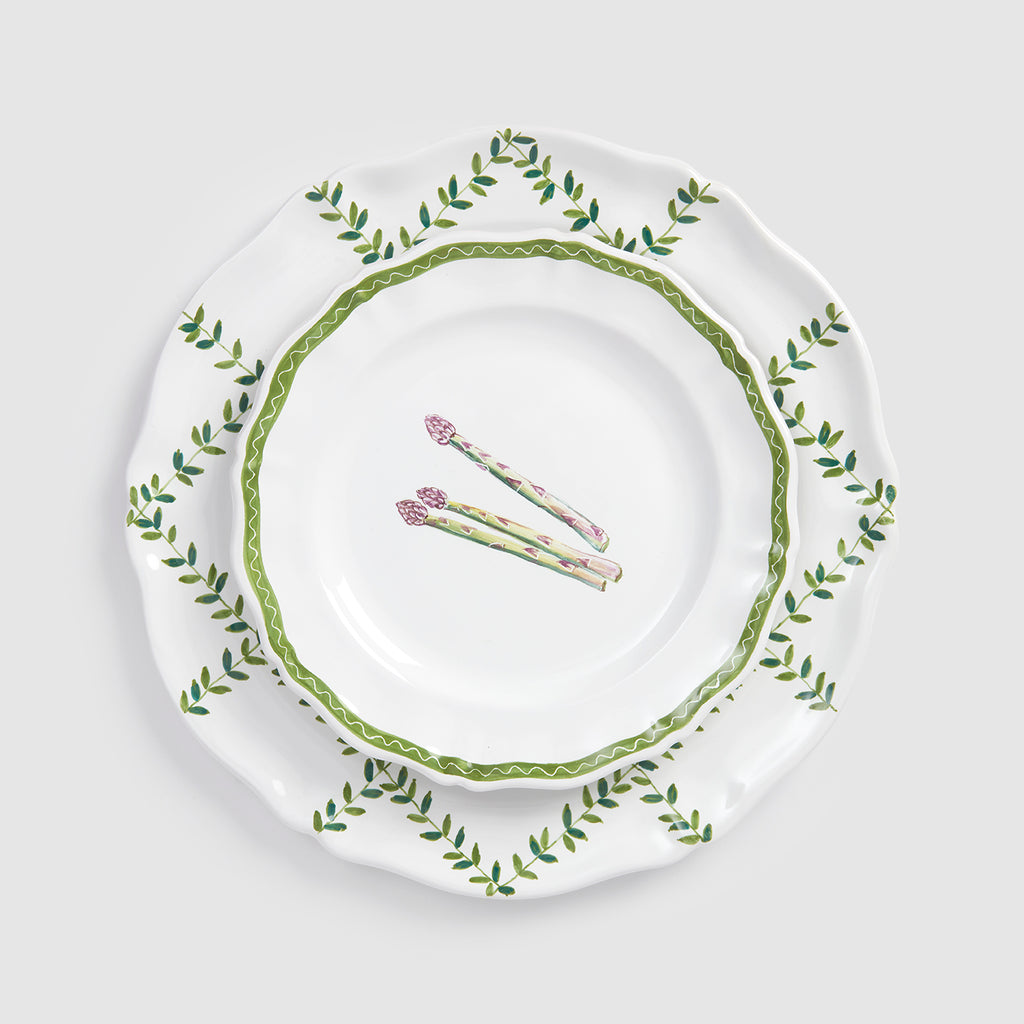 Le Potager du Roi Les Légumes Salad/Dessert Plate, Asparagus