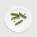 Trompe L’œil Décorative Plate, Pea
