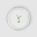 Les Bleuets Glass Bread Plate