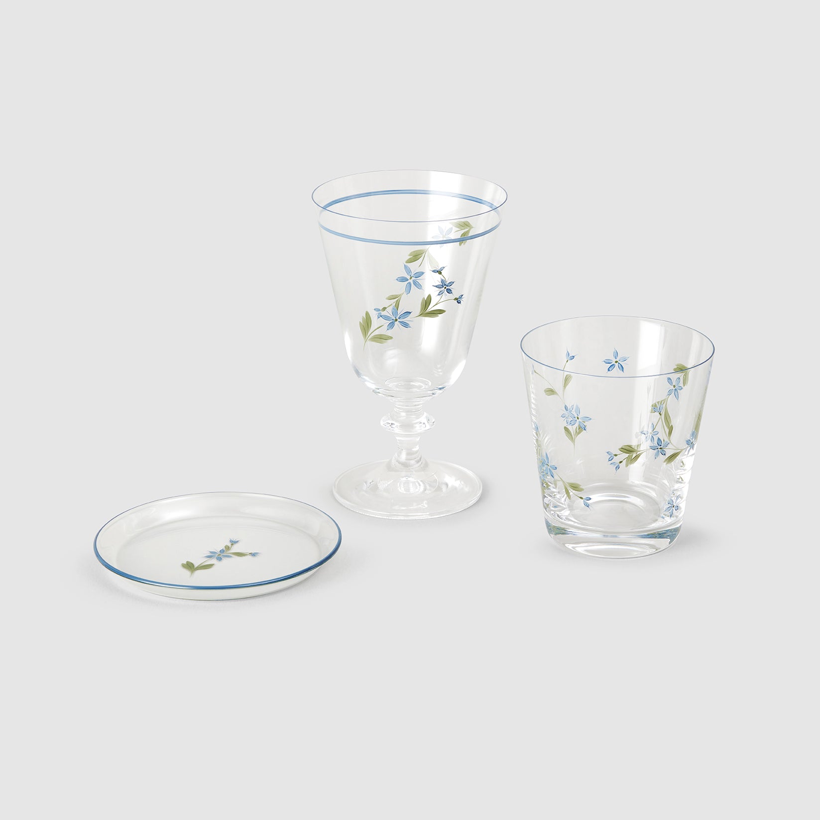 Les Bleuets Glassware