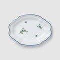 Les Bleuets Vintage Petite Plate, Blue and Green