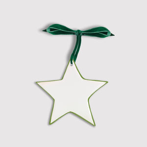 Moustiers Star, Set of Four, Green