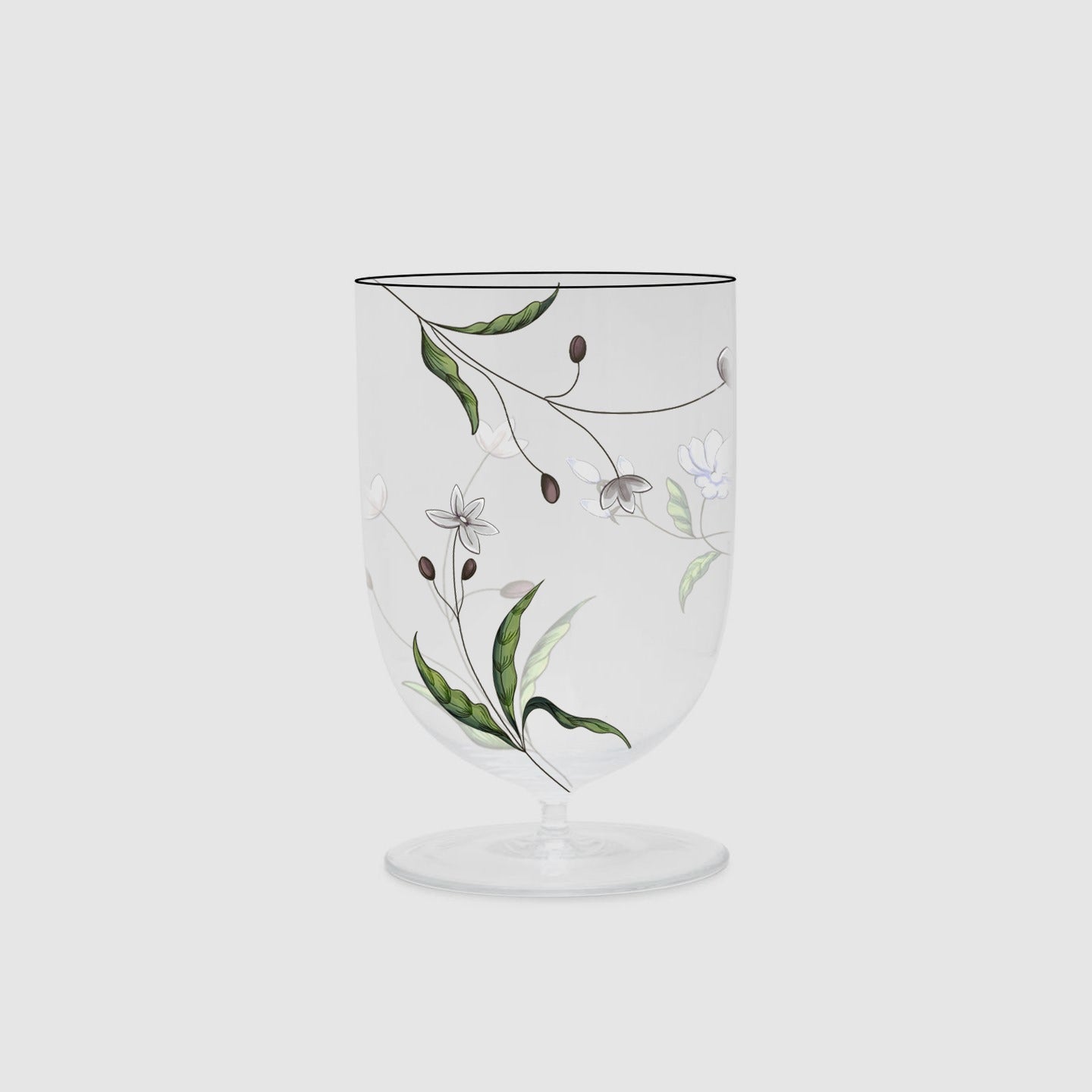 Nenuphar Footed Water Glass