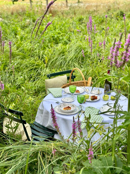 Bouclette Salad Plate, Green
