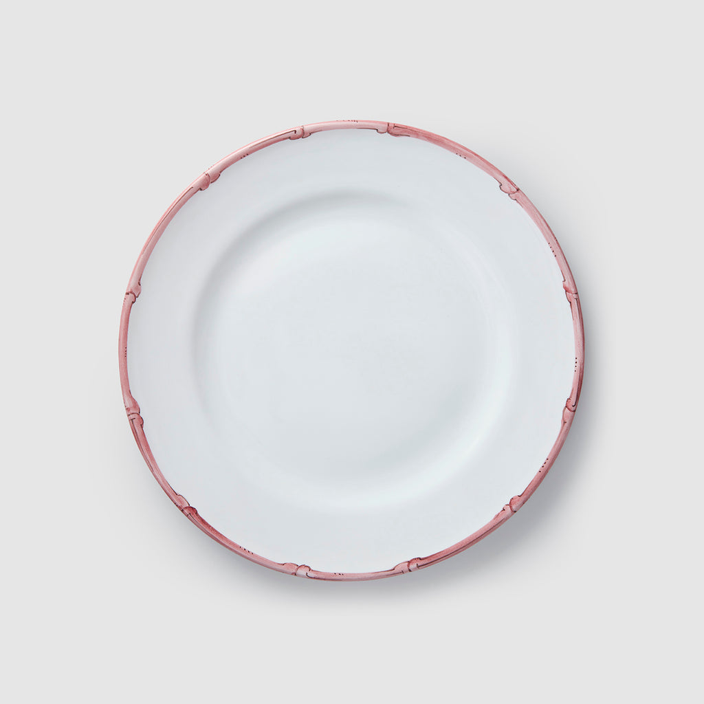Ramatuelle Bamboo Dinner Plate, Rose