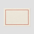 Ricamo Placemat, Red