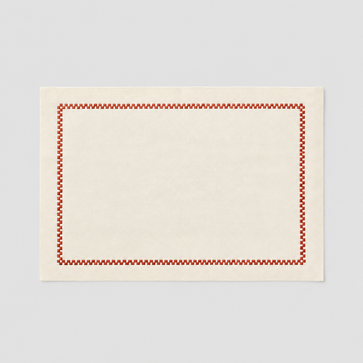 Ricamo Placemat, Red