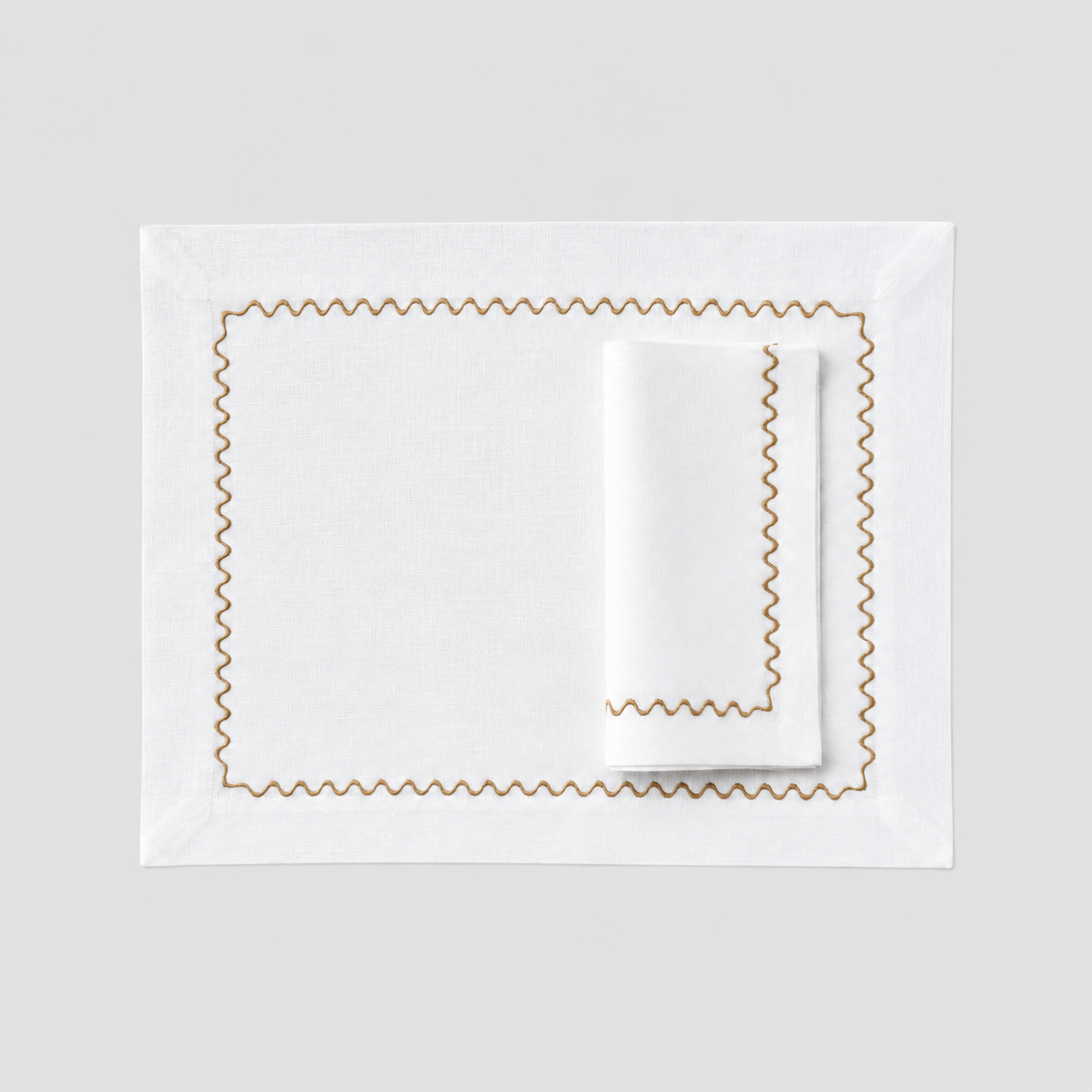 Placemat & Napkin Set, Bronze