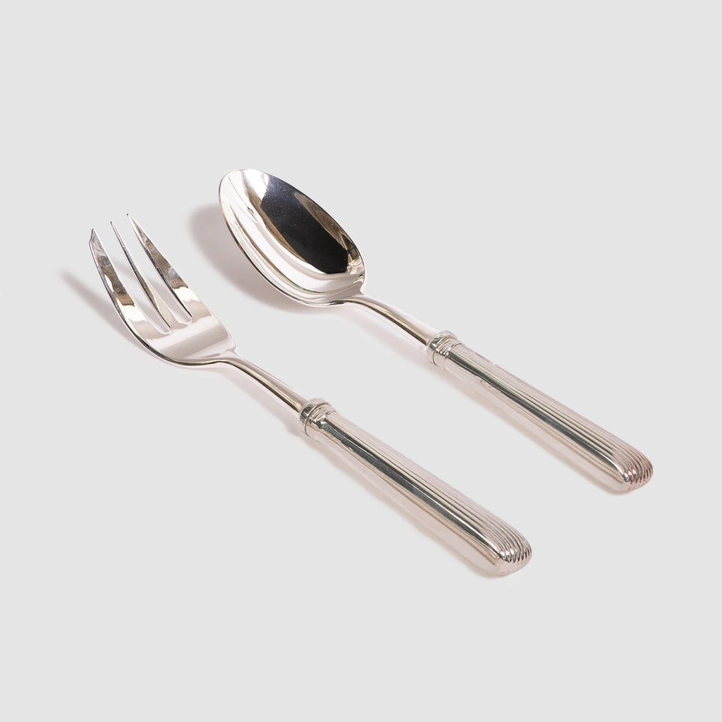 Trousdale Silver Plated Serving Fork & Spoon