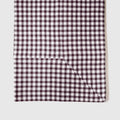 Vichy Tablecloth, Aubergine