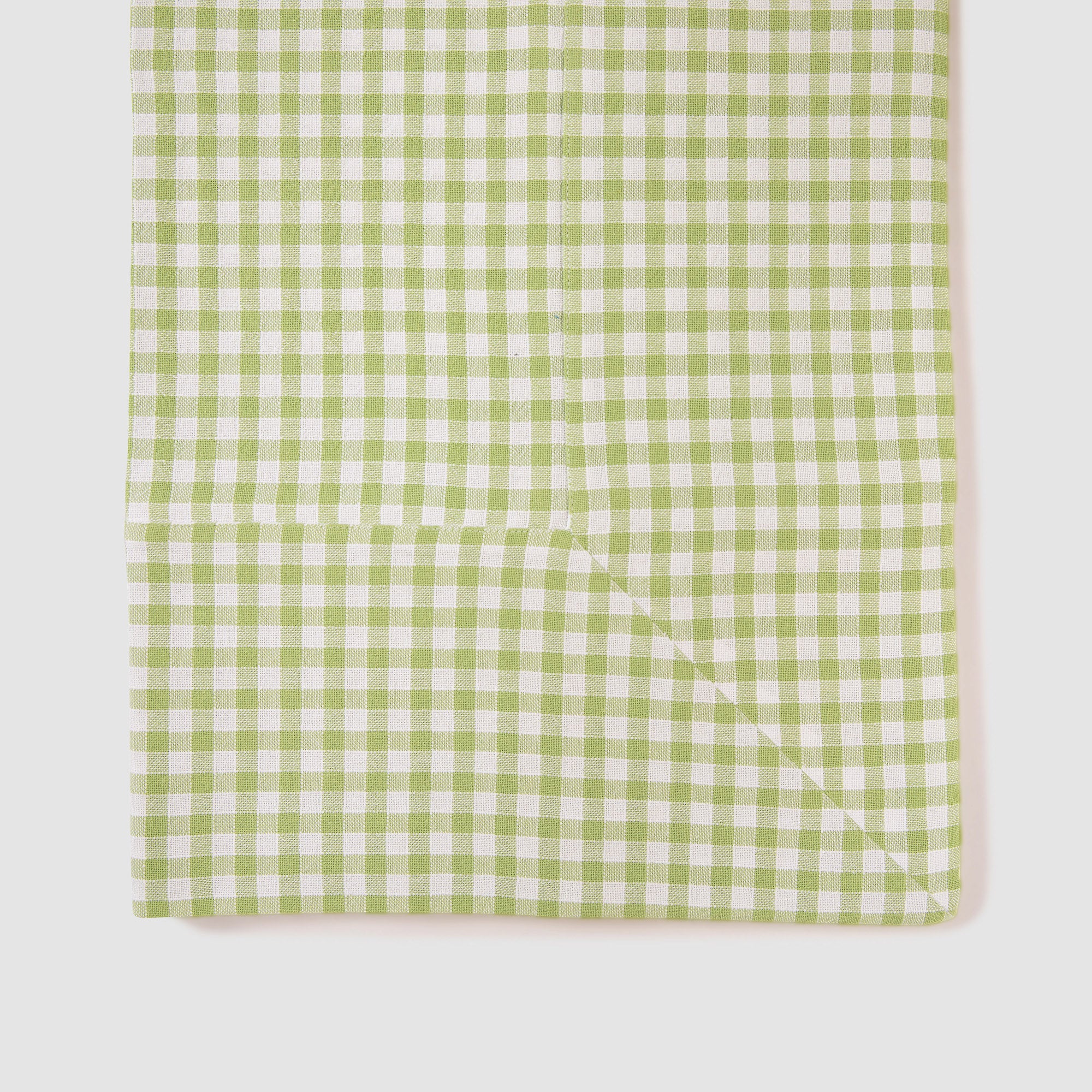 Vichy Tablecloth, Sage