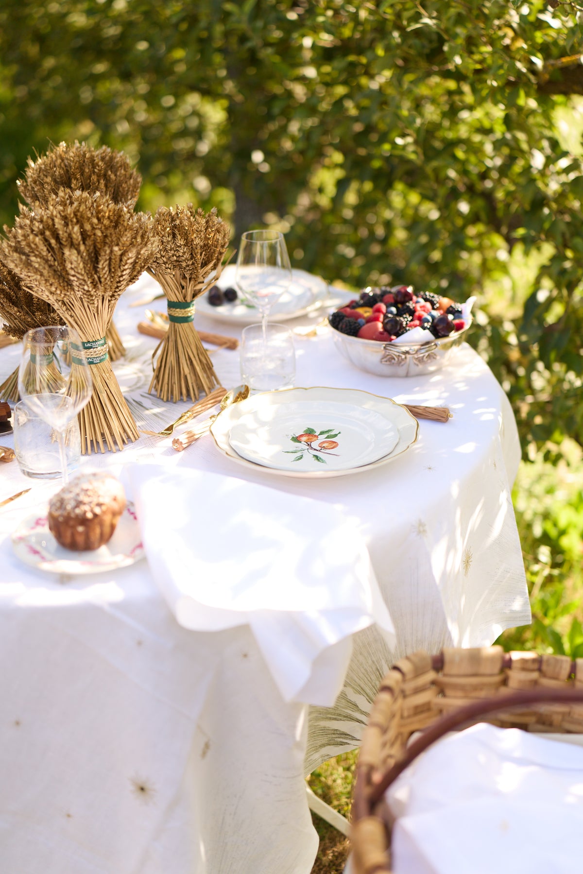 Le Potager du Roi Les Fruits Salad/Dessert Plate, Apple