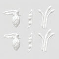 Le Potager du Roi Knife Rests, Set of Six