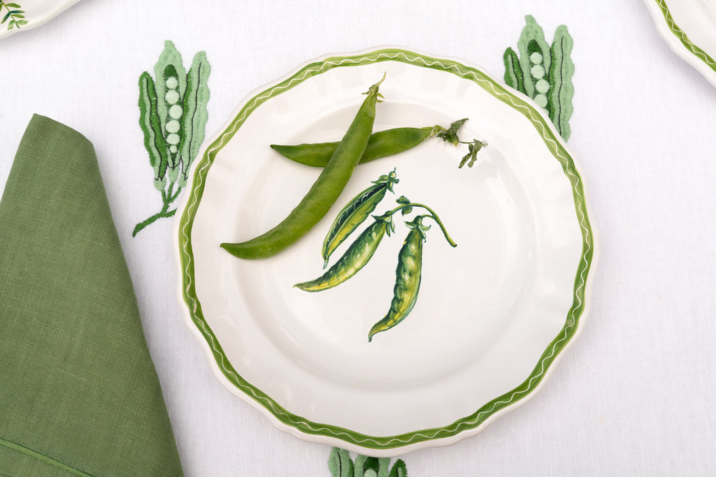 Le Potager du Roi Les Légumes Salad/Dessert Plate, Pea
