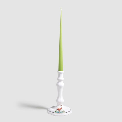 Animaux de la Savane Octagonal Candlestick, Flamingo