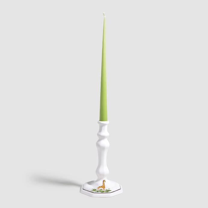 Animaux de la Savane Octagonal Candlestick, Giraffe