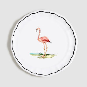 Animaux de la Savane Dessert/Side Plate, Flamingo