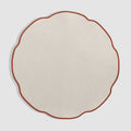 Coated Salt & Pepper Linen Placemat, Pain Brûlé