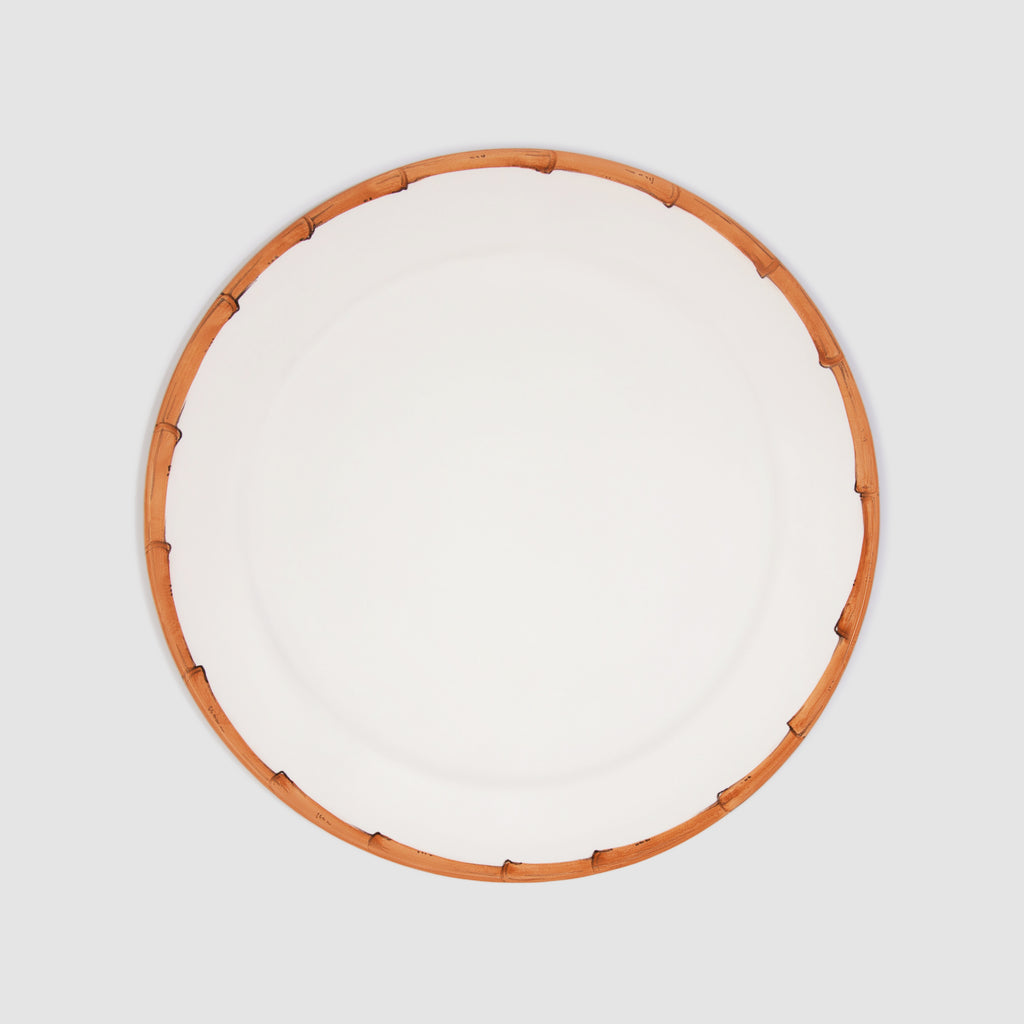 Ramatuelle Bamboo Large Dinner/Charger Plate, Natural