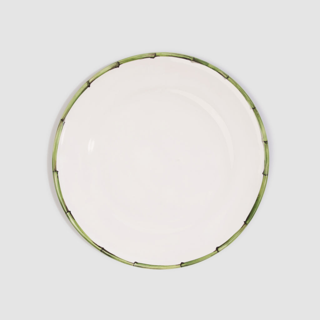 Ramatuelle Green Bamboo Large Dinner/Charger Plate