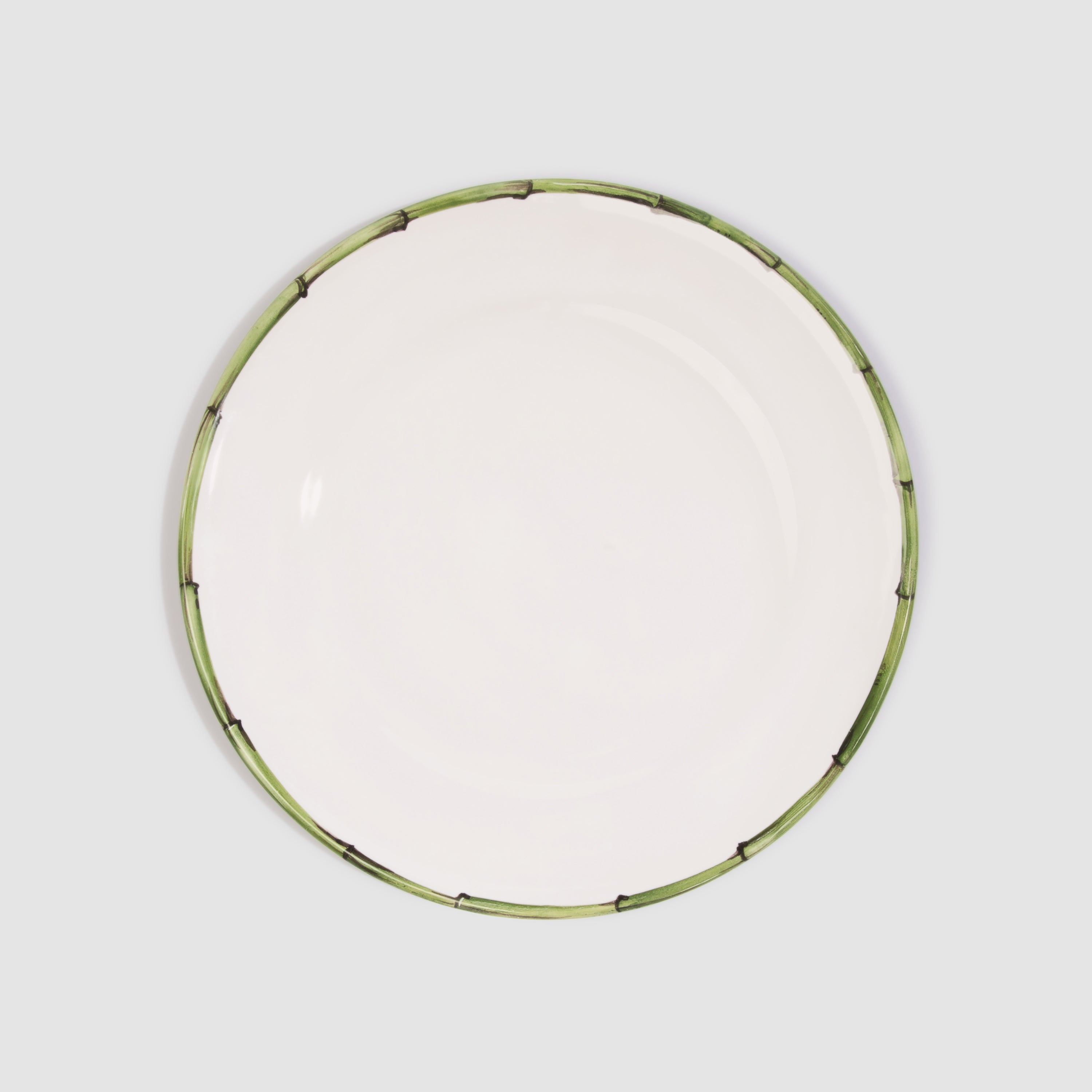 Ramatuelle Green Bamboo Large Dinner/Charger Plate