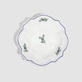 Les Bleuets Drageoir Petite Plate, Blue and Green