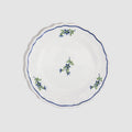 Les Bleuets Round Petite Plate, Blue and Green