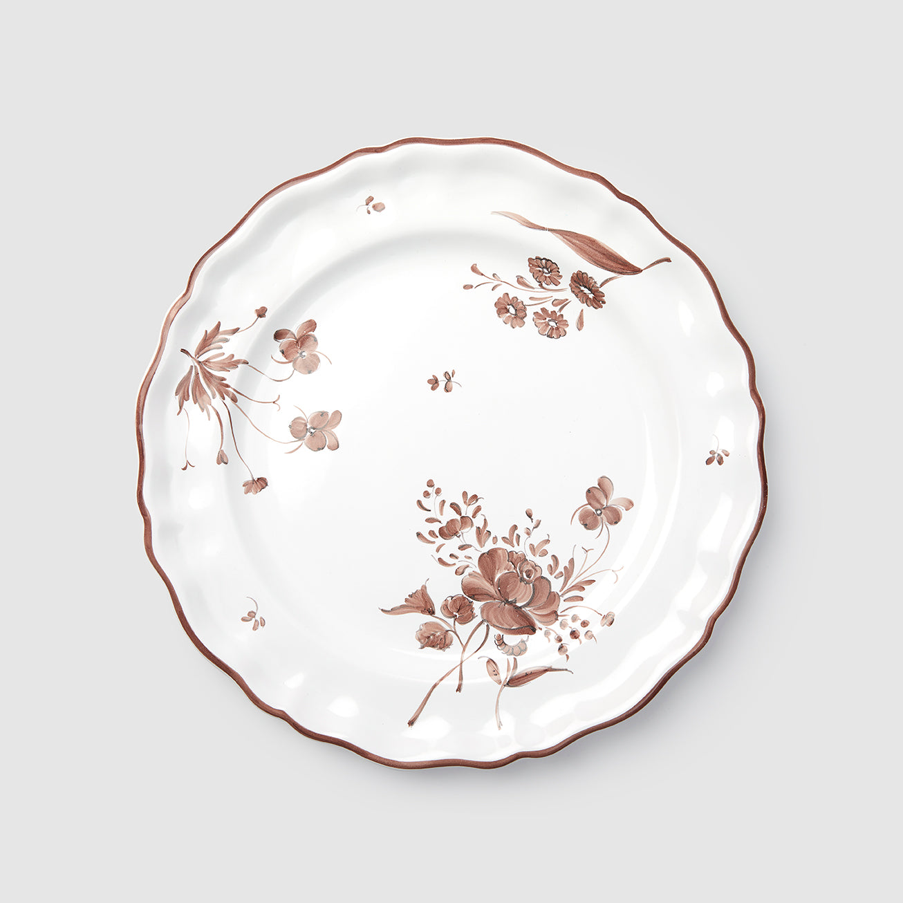 Camaïeu Dinner Plate, Chocolat