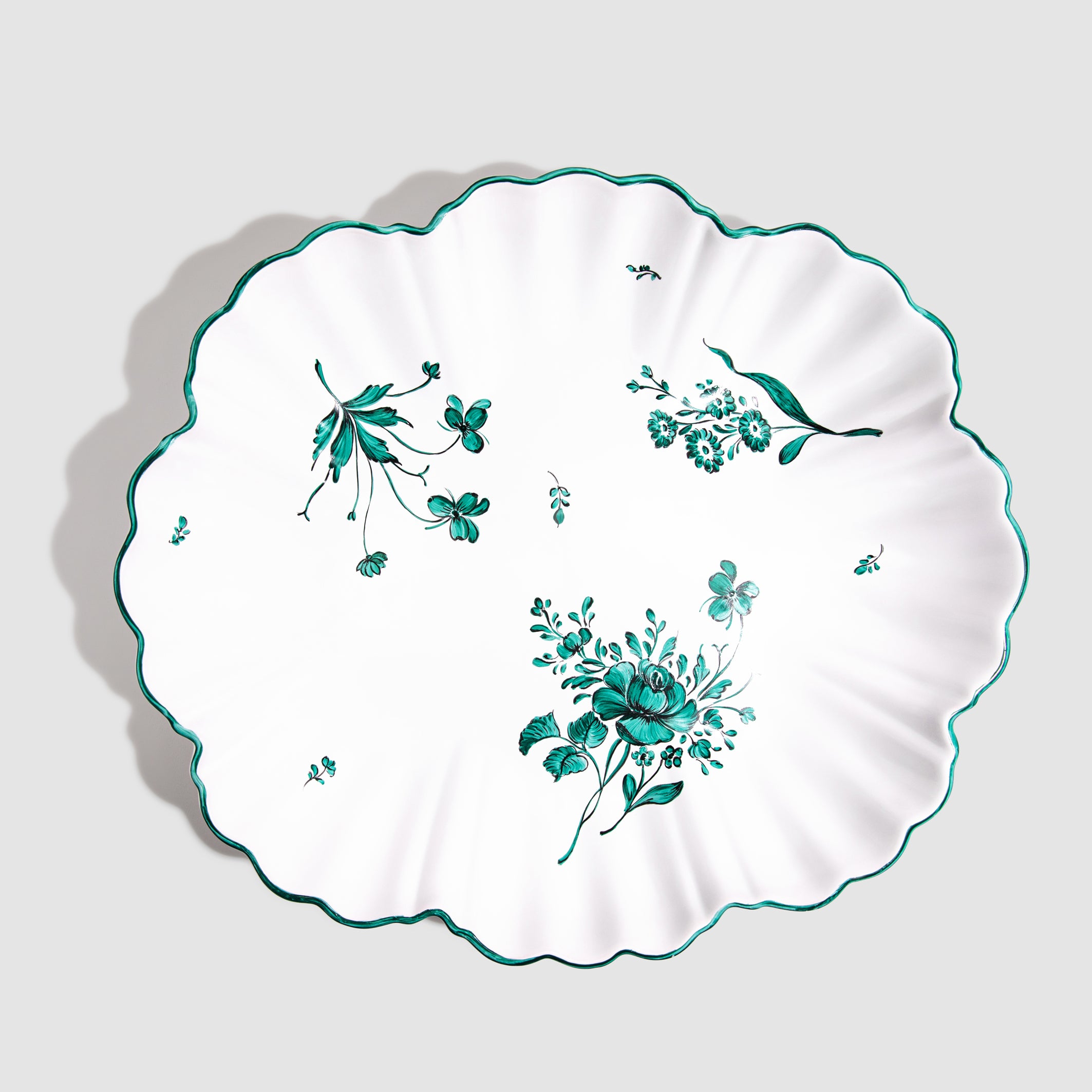 Camaïeu Large Serving Platter, Green