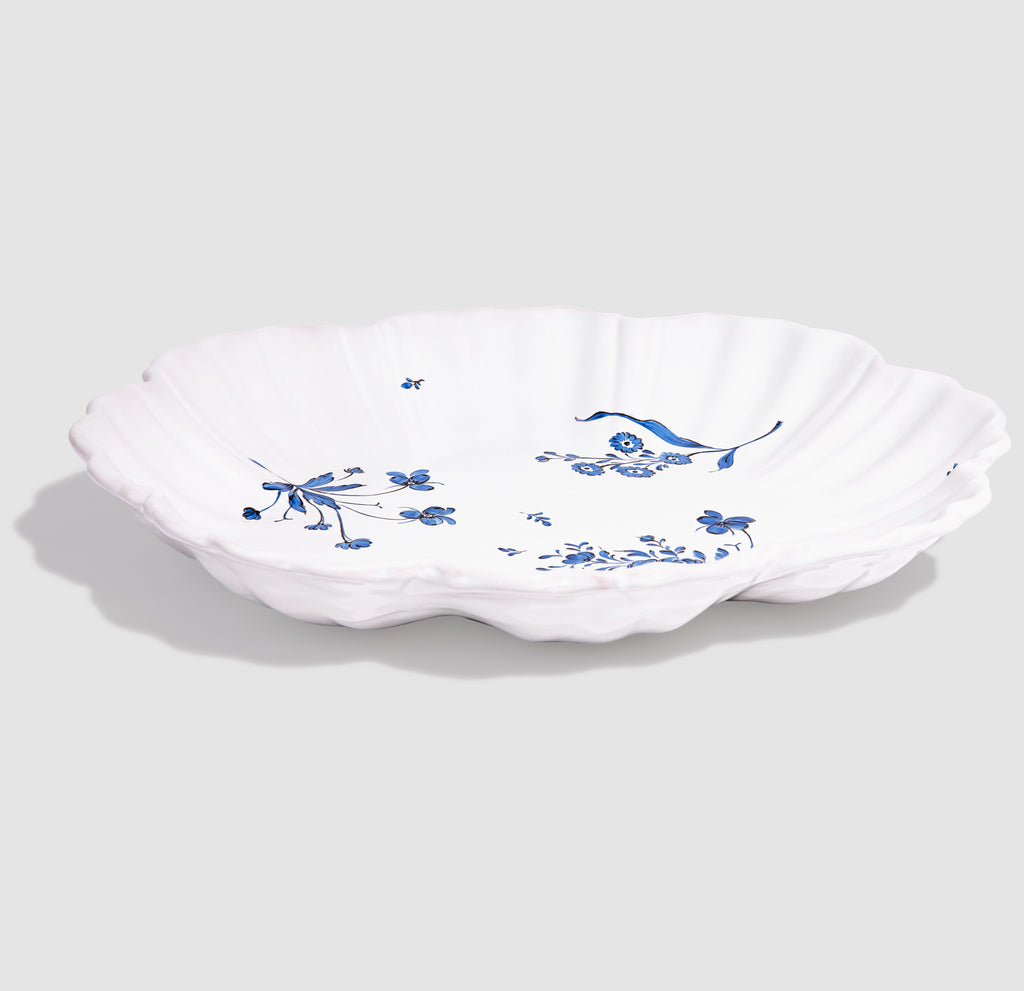 Camaïeu Large Serving Platter, Azur